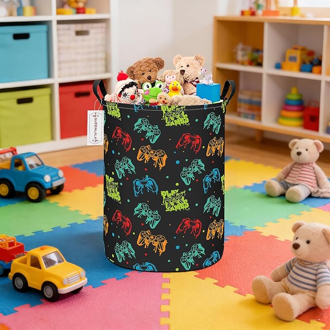 QUEENLALA Large Storage Basket, Laundry Hamper/Bathroom/Home Decor/Collapsible