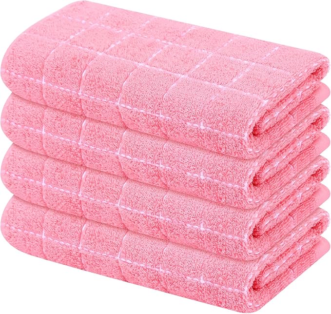 Mordimy 100% Cotton Terry Cloth Kitchen Towels, Super Soft and Absorbent Dish
