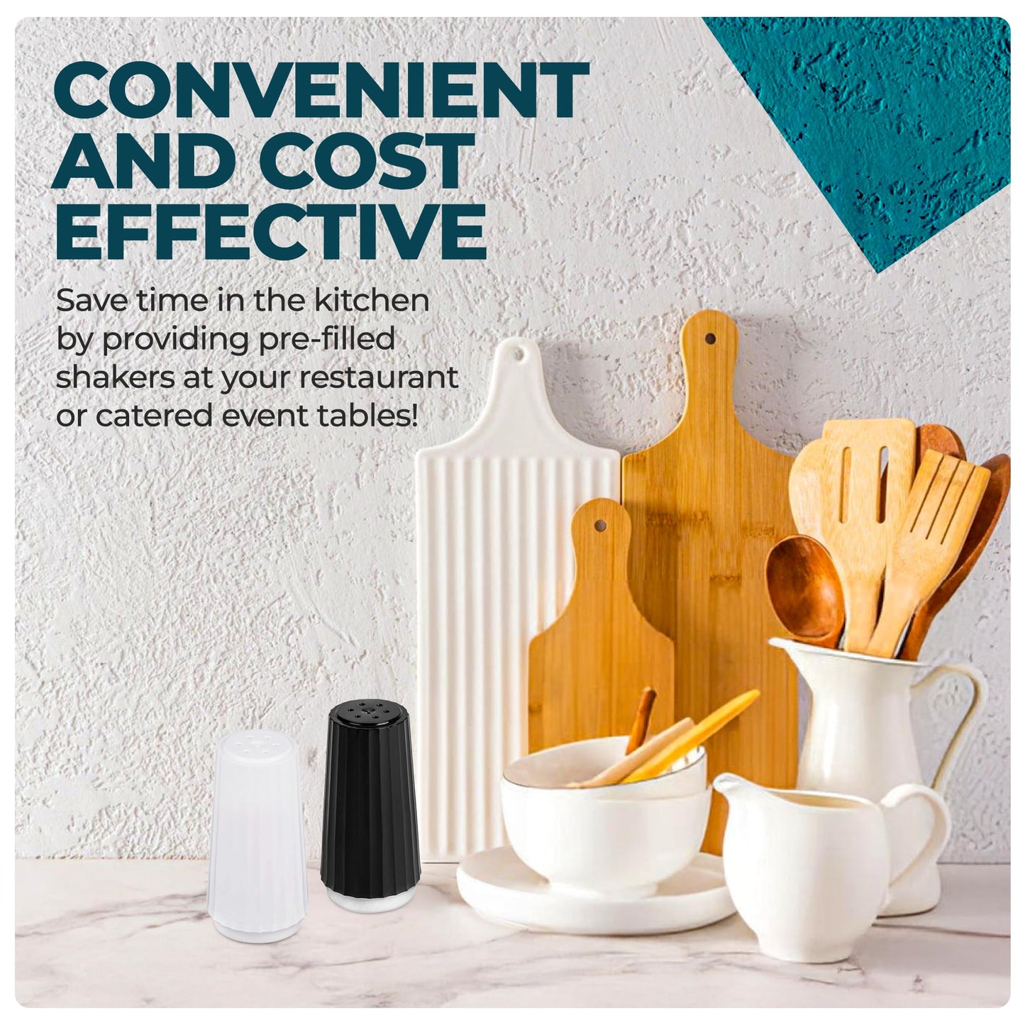 Disposable Plastic Salt and Pepper Shakers Set Bulk [12 Pack] – 6 Prefilled 4 Oz. Iodized Table Salt + 6 Prefilled 1.5 Oz. Pepper Sets for Travel Camping Outdoor - Small Mini Holes for Even Dispensing