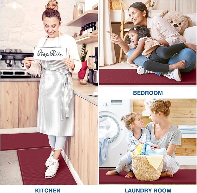 StepRite Kitchen Mats, Cushioned Anti Fatigue Kitchen Mats