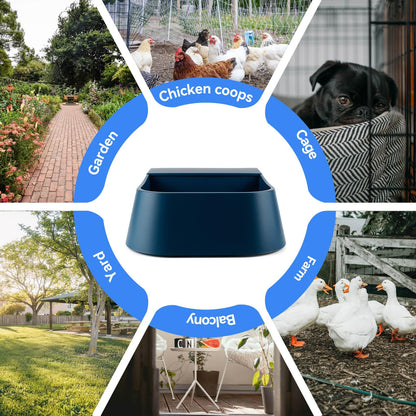 Namsan Automatic Dog Water Bowl with Float Valve 2L Pet Water Trough Water Feeder Anti-Splash Anti-Overflow Float Bowl for Dog Cat Sheep Chickens
