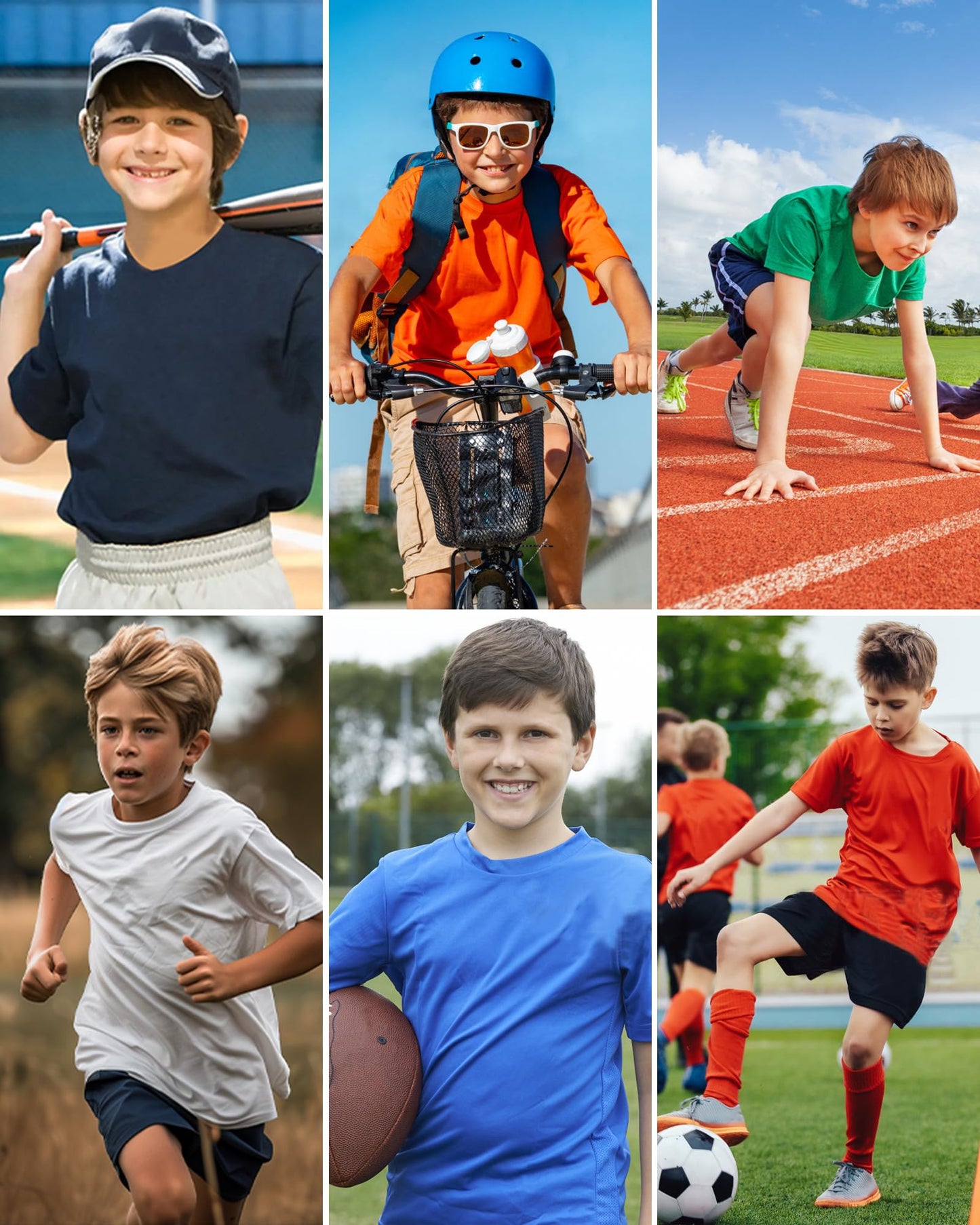 QBK 2T to Youth Neon Shirt Kids UPF 50+ Dry Fit Athletic Short Sleeve Rash Guard T Shirts for Boys Girls Sports Undershirt (Green S)