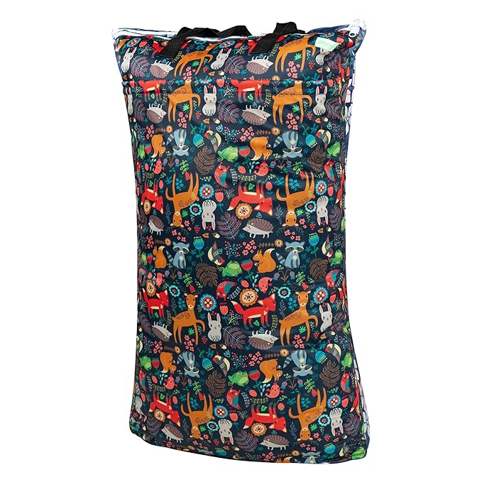 wegreeco Reusable Hanging Wet Dry Cloth Diaper Bag