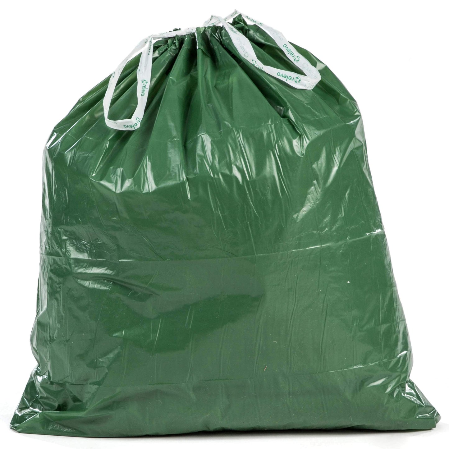 Relevo Bin Bags 50 Litre – Made from 100% Recycled Material. Dimensions: 70 cm x 75 cm. Includes 60 Bin Liners 50L