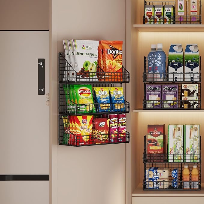 X-cosrack 3 Tier Large Stackable Snack Organizer