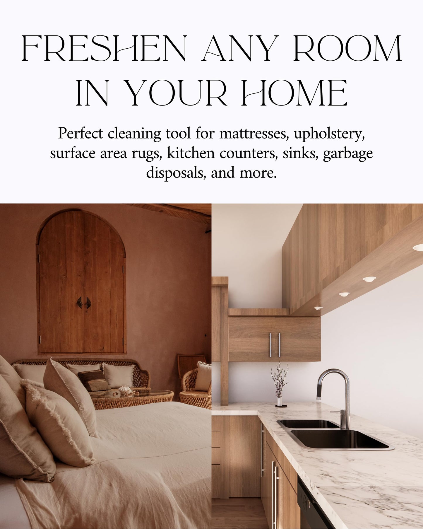 The Diamond Life Home "Noir Luxe" Eco-Friendly Carpet Powder/Upholstery Deodorizer – Black Plum, Sea Salt, and Ozone – Eliminates Odors Naturally, Cat Litter/Dog Bed Pet-Friendly, 15 oz