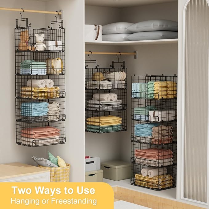 5 Tier Hanging Closet Organizer