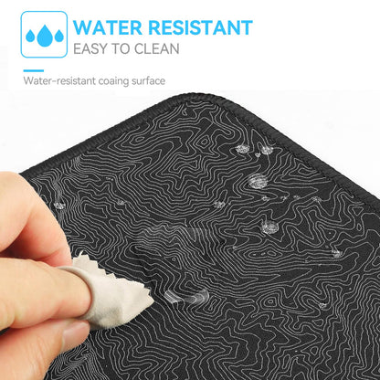 TECKNET Gaming Mouse Pad 900x400x3 mm, Large Mouse Mat, XL Waterproof Desk Pad, Long Computer Mat, Improved Precision And Speed, Non-Slip Rubber Base for Stable Grip On Smooth Surfaces