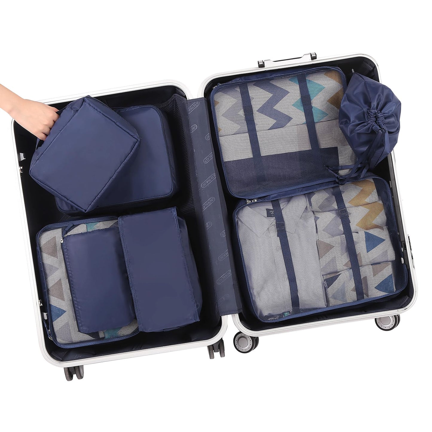 BAGAIL Packing Cubes for Suitcase 8 Set, Lightweight Luggage Packing Organizers Packing Cubes for Travel Accessories