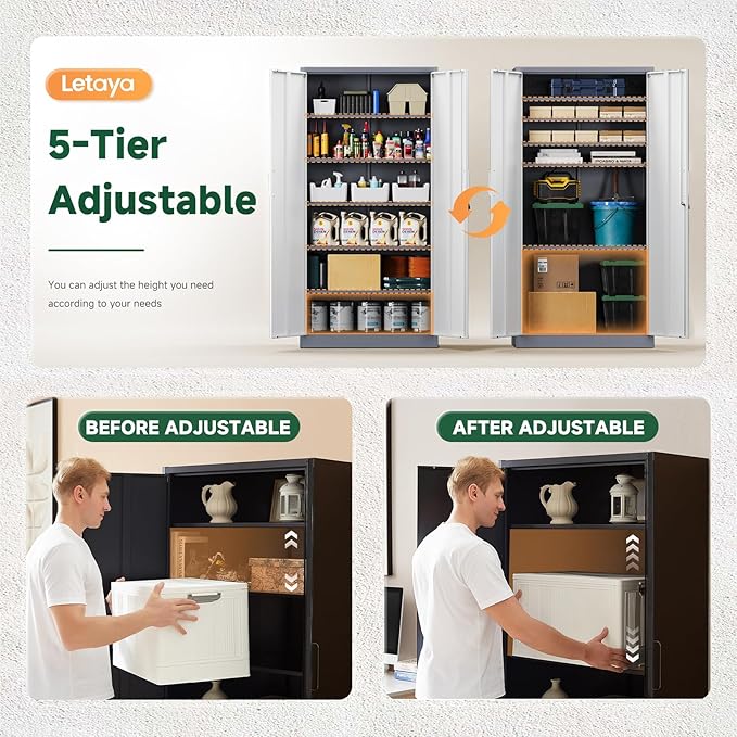 Letaya Metal Storage Cabinet