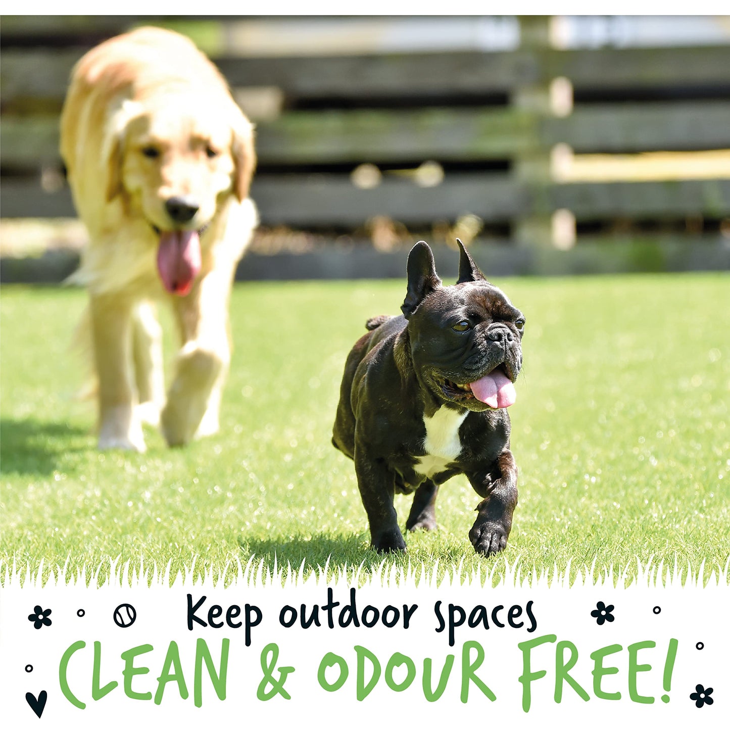 BUGALUGS Artificial Grass Cleaner - Dog Safe, Pet Disinfectant & Lawn Deodoriser - Puppy Urine Cleaner & Odour Eliminator - 1L Super Concentrate - Made in UK Cruelty Free (Fresh Cut Grass 1L)