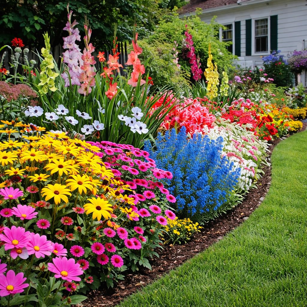 Amazing Deal-Complete Spring & Summer 100 Bulbs Blooming Bee & Butterfly Garden Collection-Beautiful Flowers that Attract Bees, Butterflies, Hummingbirds & Other Pollinators-Easy to Grow 1000's Sold