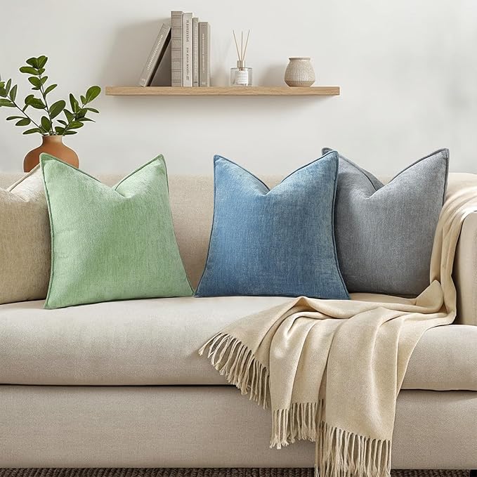 decorUhome Summer Couch Throw Pillow Covers 12x20 Set of 2, Decorative Soft