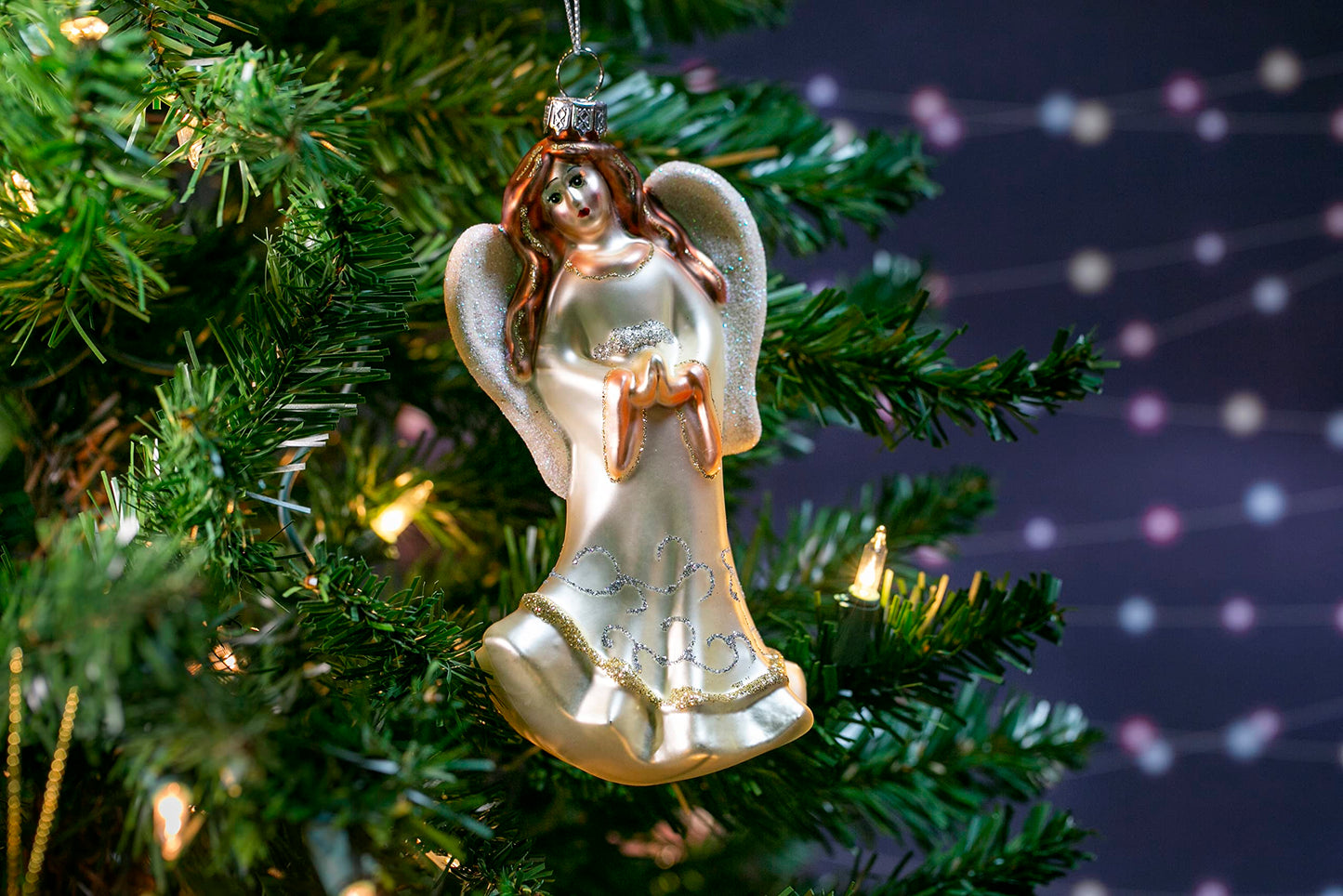 Party Rock | Graceful Angel Glass Ornament | X-Mas Collection