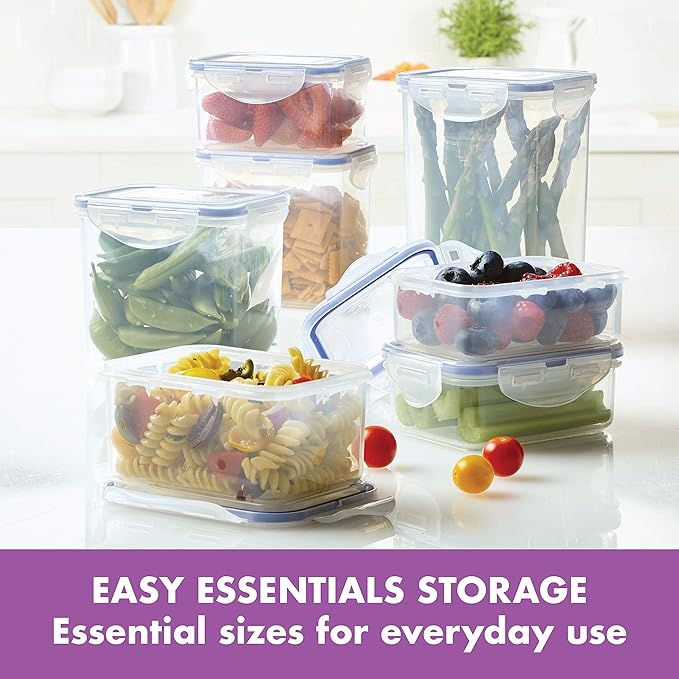 LOCK & LOCK Easy Essentials Food Storage lids/Airtight containers, BPA Free