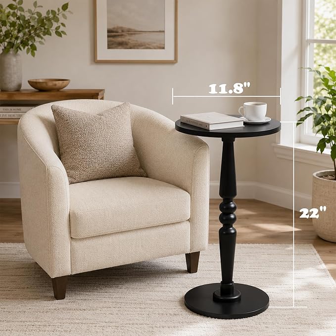 Round Side Table for Small Spaces