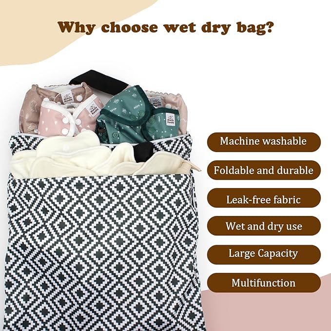 Mama Koala Reusable Hanging Wet Dry Bags