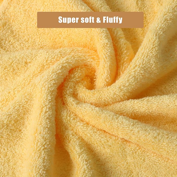 SEMAXE Hand Towel for Bathroom, 100% Combed Cotton Towel