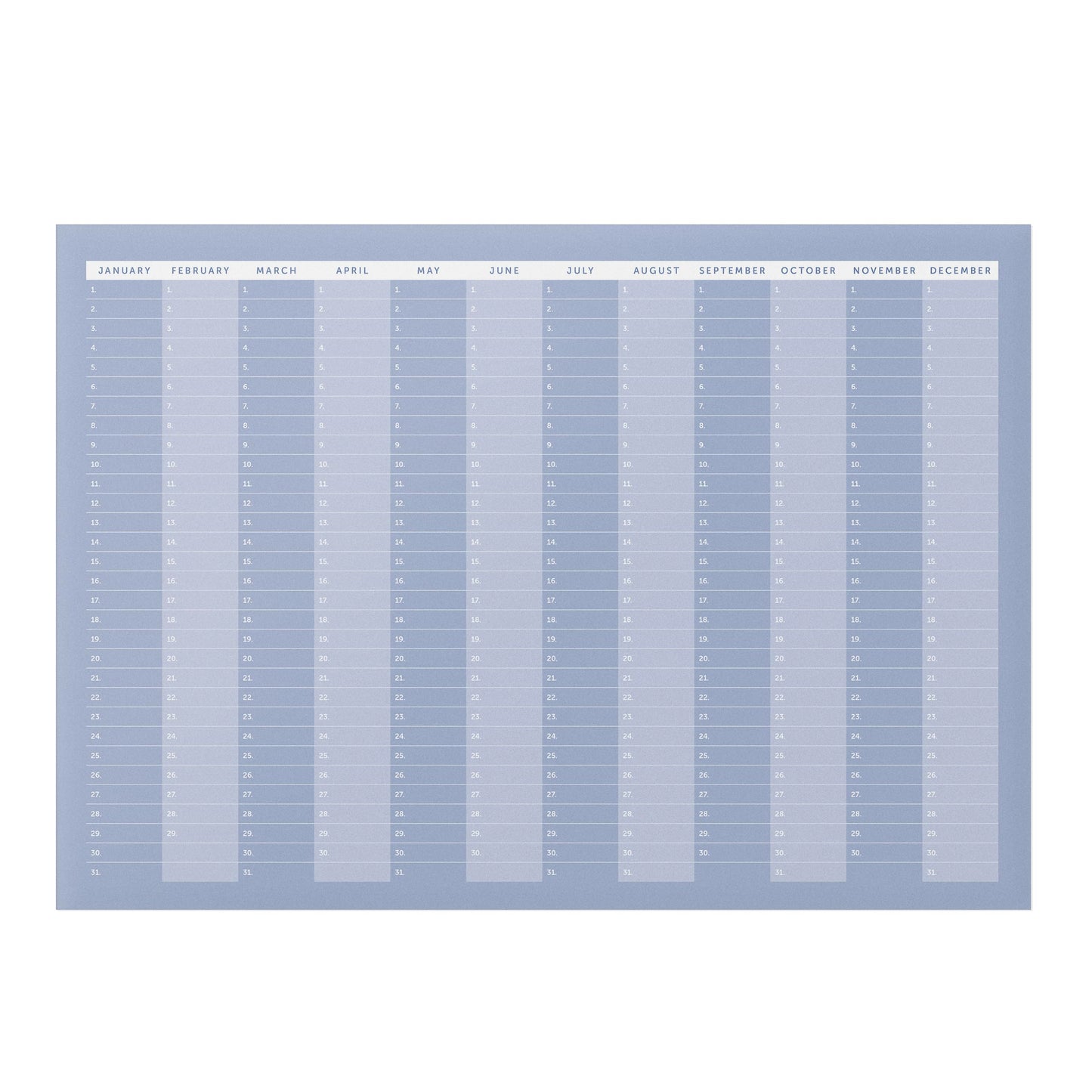 Busy B A3 Desk Pad in Floral with 36 Tear-off Sheets, Reminders, Notes and Handy Year Planner