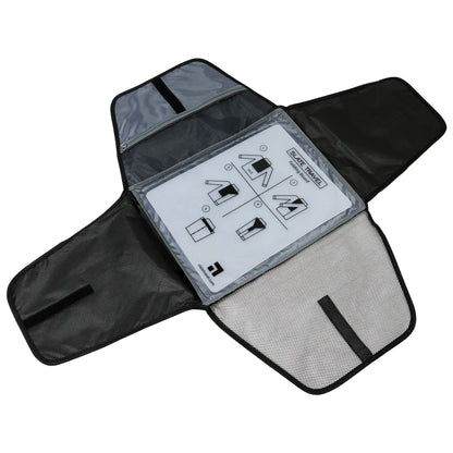 Slate Travel Garment Folder - 17" Packing Folder - Wrinkle Free Luggage Organizer