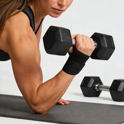 Ovyuzhen Wrist Support Brace Sports Exercise Training Hand Protector Neoprene Wrist Wraps with Thumb Loops -Suitable for Both Right and Left Hands