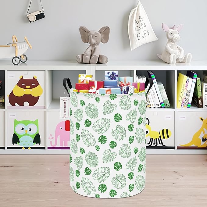 QUEENLALA Large Storage Basket, Laundry Hamper/Bathroom/Home Decor/Collapsible