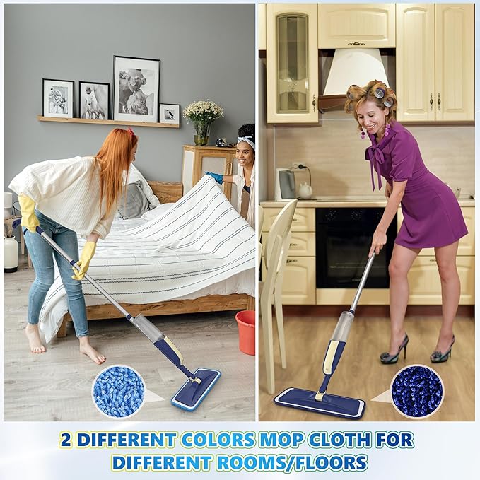 Spray Mops for Floor Cleaning: MEXERRIS Wet Jet Mops for Hardwood Wood Tile