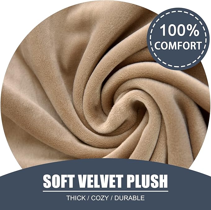 Stretch Sofa Slipcover, Soft Thick Velvet Couch Sofa Cover Furniture Protector