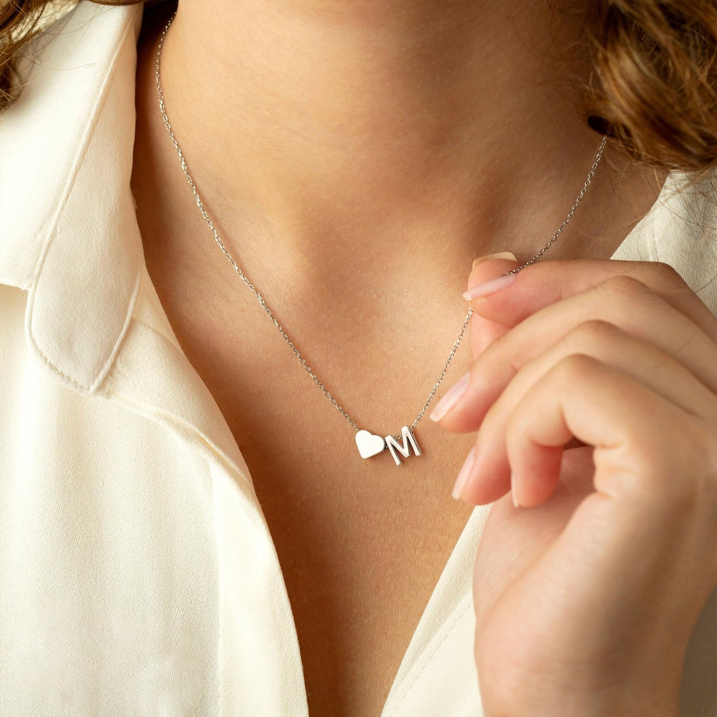 Turandoss Heart Necklaces for Women Trendy, Tiny Heart Initial Y Dainty Birthday Gifts Initial Necklaces for Women Jewelry