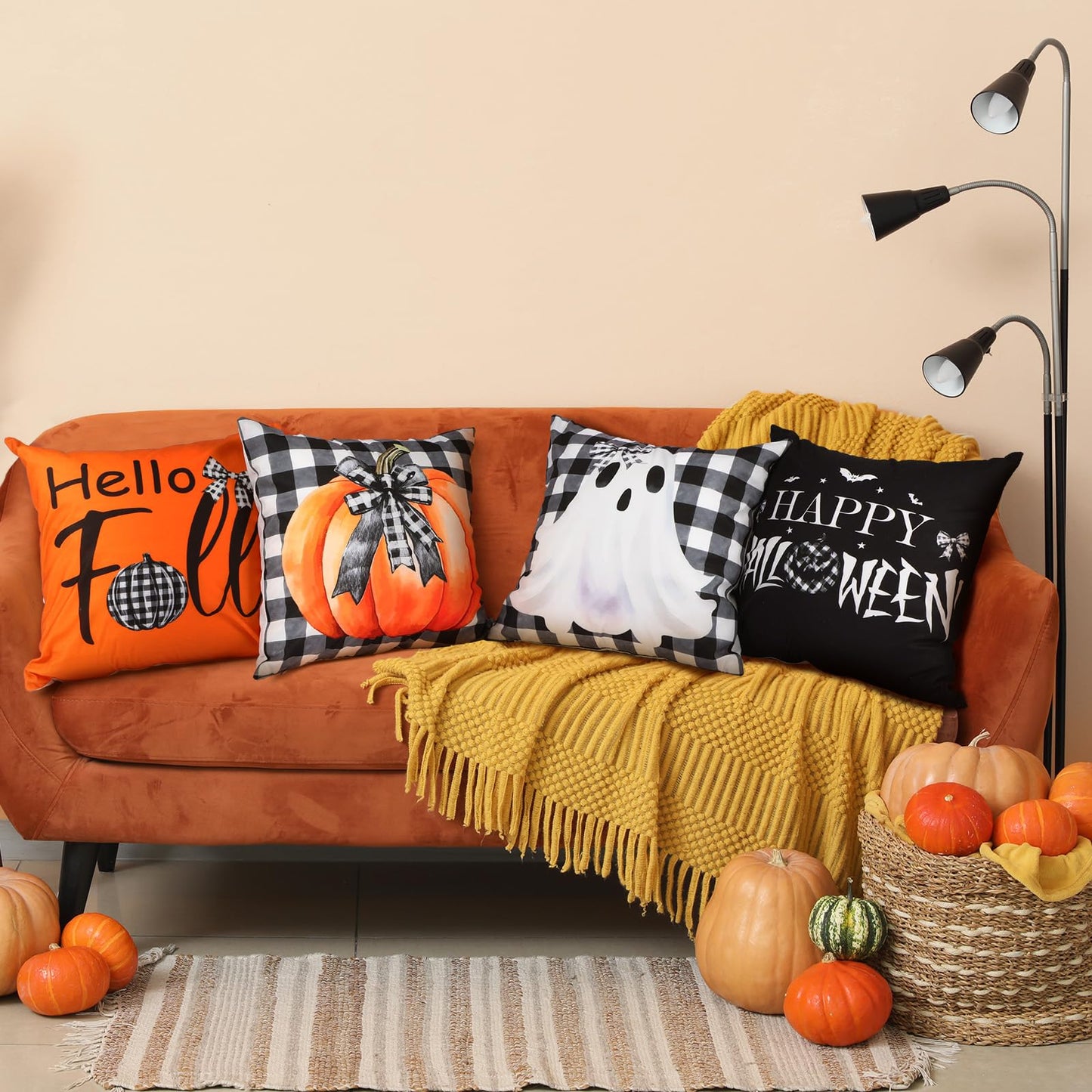 Mindsoft 20 Pcs Holiday Pillow Covers 18 x 18 Easter Pillow Cover Spring Summer 250th Anniversary Pillowcase Decorative Seasonal Cushion Case for Farmhouse Home Sofa(Festival)
