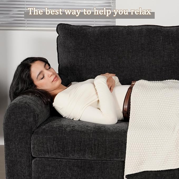 EASE MOOSE 88.5" Chenille Loveseat Couches