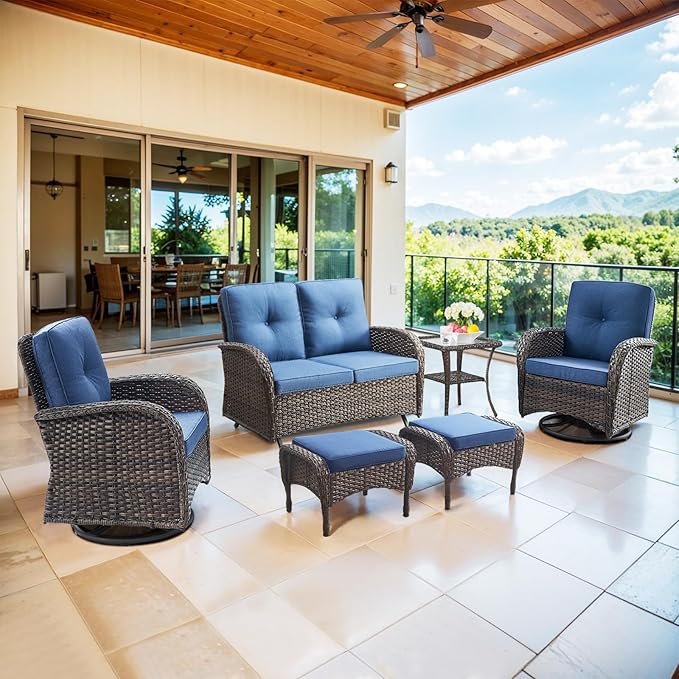Belord 6 Piece Patio Conversation Sets
