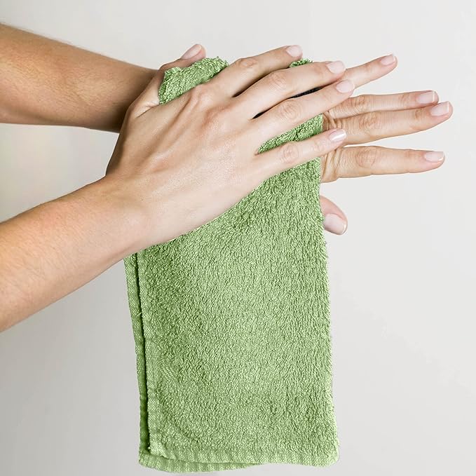 Utopia Towels 12 Pack Cotton Washcloths Set, 100% Ring Spun Cotton, Premium