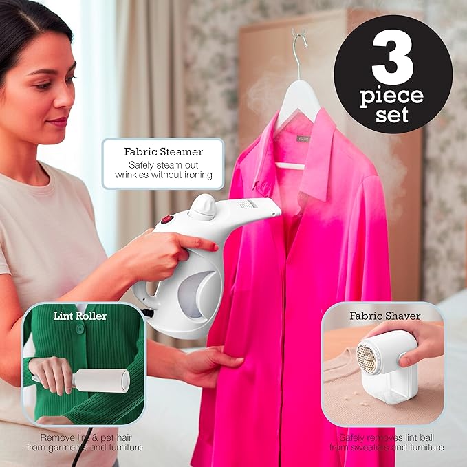 Inspired Living Fabric Care Kit – 3-Piece Fabric & Garment Care Set