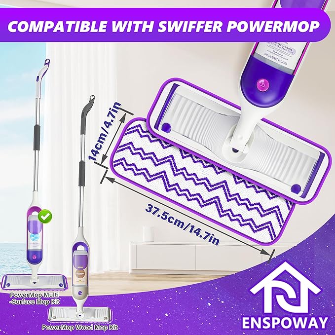 Reusable Mop Refills Pads for Swiffer PowerMop