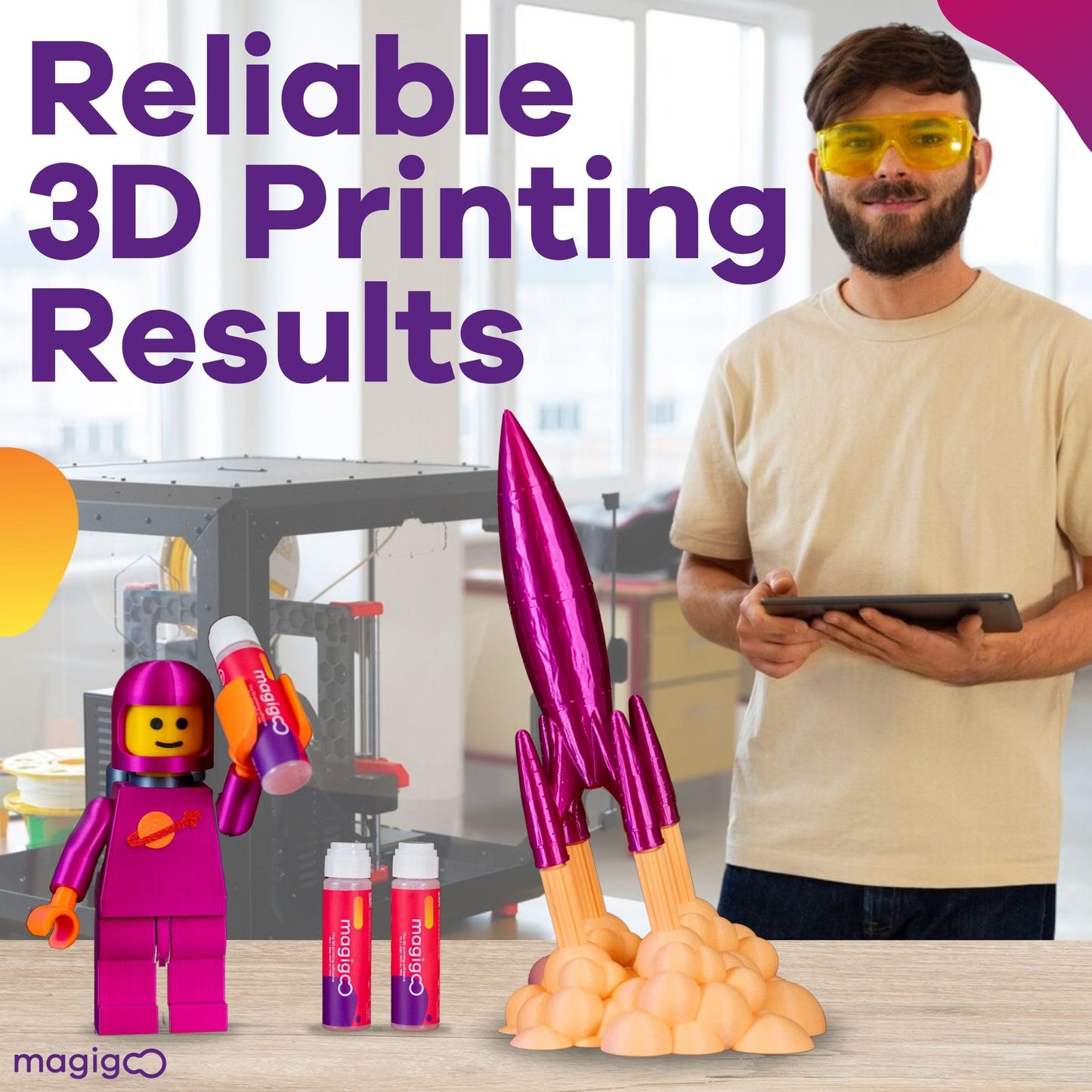 Magigoo MO2016 Pen, 3D Printing, Adhesive, All-in-One