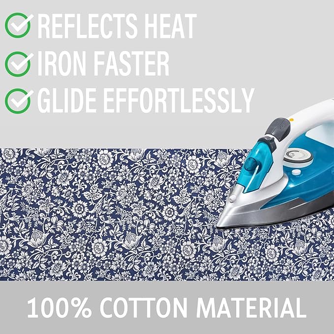 Ironing Board Cover and Pad 15x54 Inch Standard Ironing Board Cover