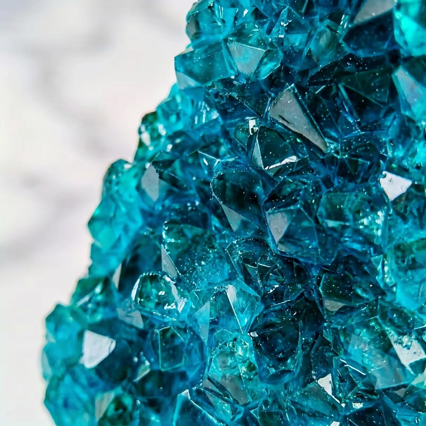CrystalHola 1Pc Lake Blue Geode Crystal Cluster - Unique Crystal Decor for Home Decor, Crystal Collections, Meditation (100-200g)