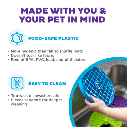 Outward Hound Nina Ottosson Interactive Dog Toys - Medium Level 2 - Dog Puzzle Feeder & Treat Dispenser for Boredom Relief, Mental Stimulation, Dog Enrichment - Reduces Anxiety, Engages Smart Dogs