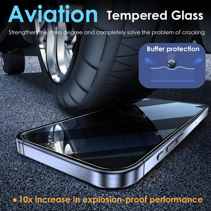 [2 Pack] Privacy Screen Protector for iPhone 11/XR, YMHML Tempered Glass Anti-Spy Bubble Free Case Friendly Easy Installation Film for iPhone 11/XR 6.1 Inch