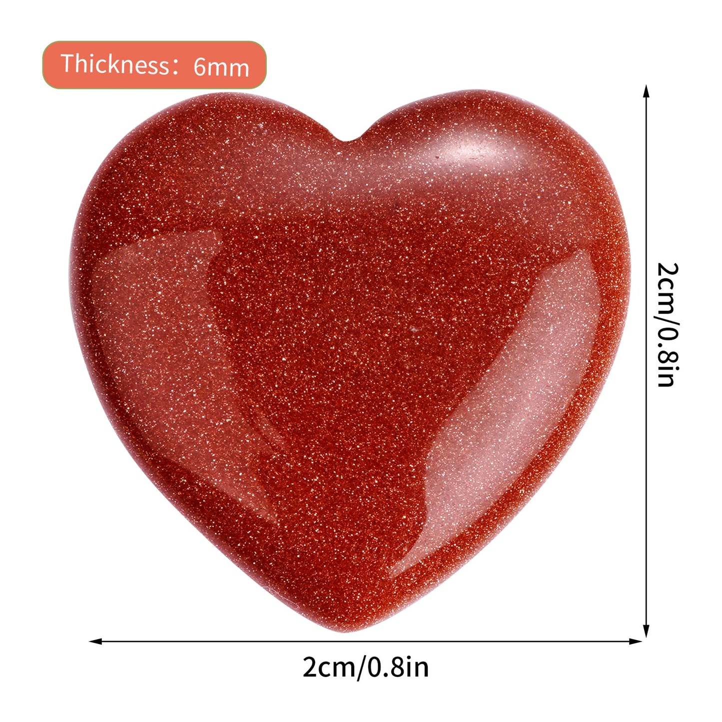 Marrywindix 30 Chakras Stones 0.8 Inch Healing Crystal Natural Heart Love Carved Palm Worry Stone Set Bulk Polished Thumb Gemstones Chakra Reiki Balancing
