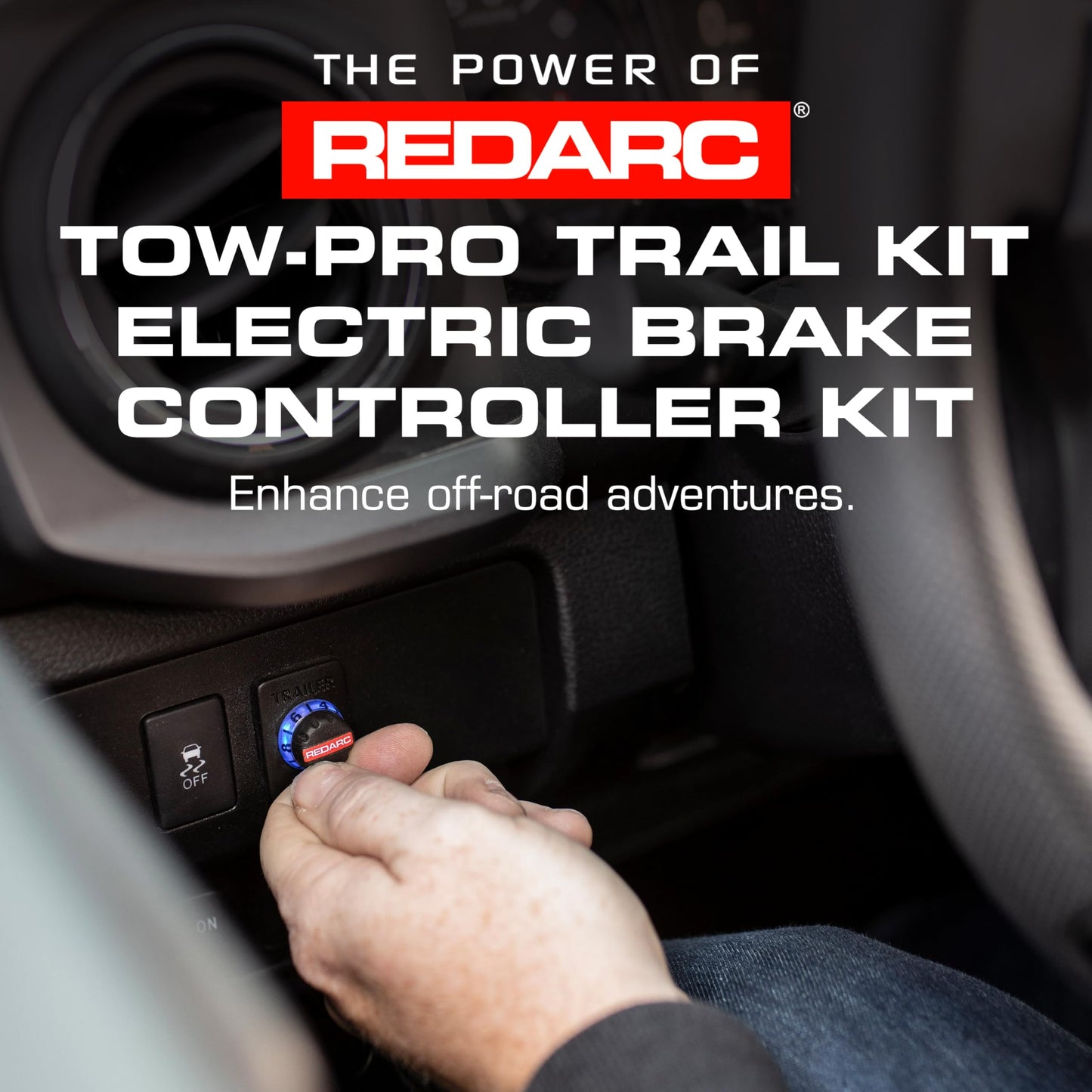 REDARC Tow-Pro Trail Kit Electric Trailer Brake Controller Kit for RAM 1500 DT, Off Road Dual Braking, Plug and Play Install, 12V/24V Compatible to Tow RV, Camper, Trailer, Boat
