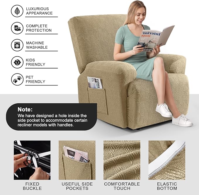 Timeles Recliner Covers Extra Wide Recliner Chair Cover Reclining Sofa