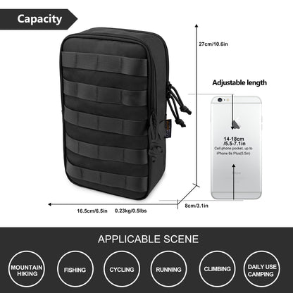 Mardingtop 70L Hiking Backpack+ Molle Tactical Utility Pouch