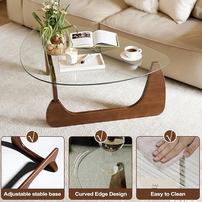 Modern Coffee Table for Living Room Retro Center Table