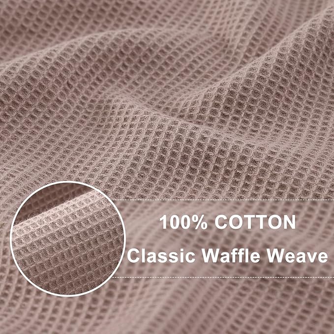 Homaxy 100% Cotton Waffle Weave Dish Cloths