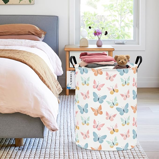 Round waterproof laundry basket, laundry Hampers