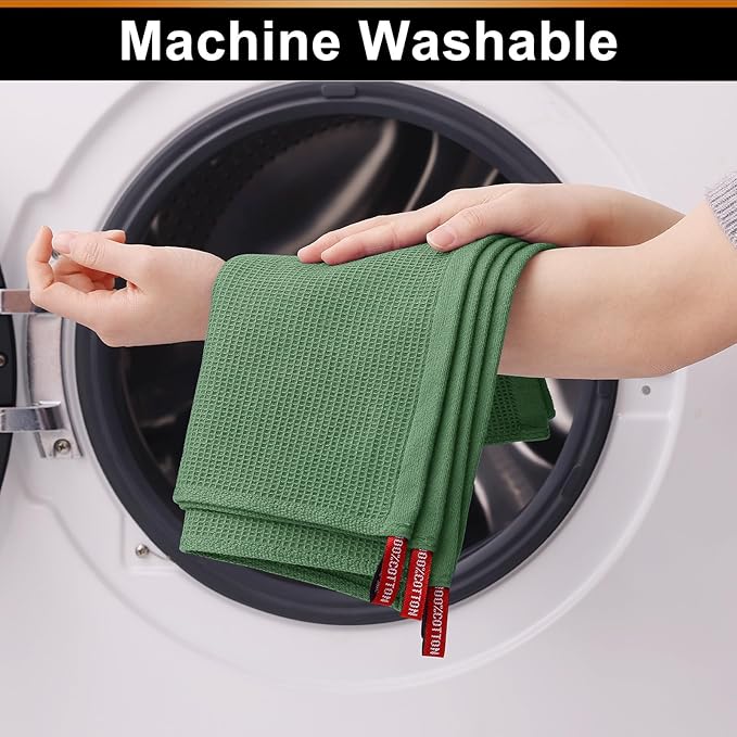 Homaxy 100% Cotton Waffle Weave Dish Cloths