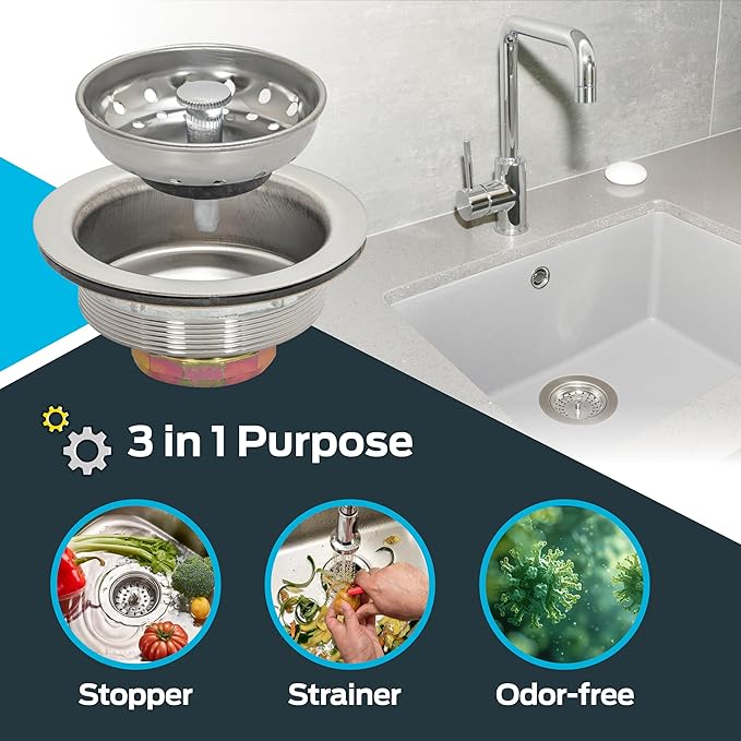 EZ-FLO Kitchen Sink Strainer