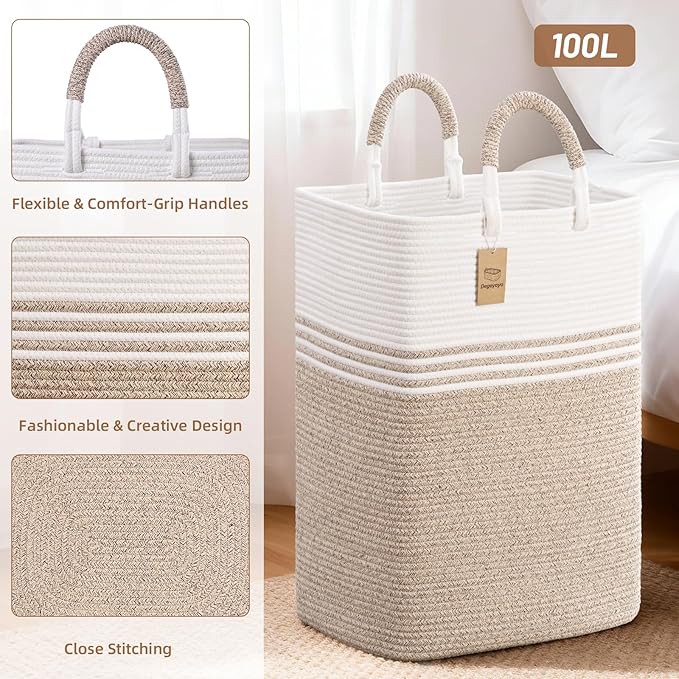 Laundry Basket Hamper, Blanket Storage, Dirty Clothes Hamper